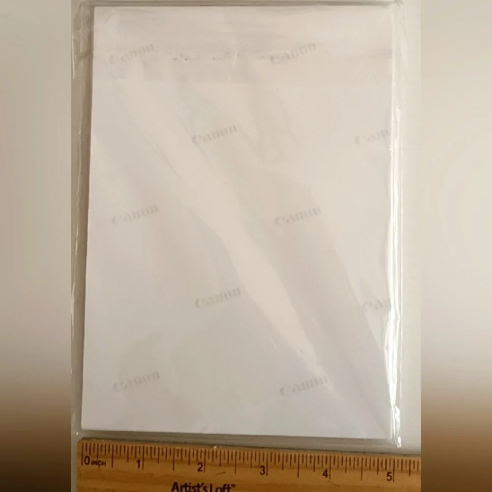 19 x Canon White Glossy Photo Paper